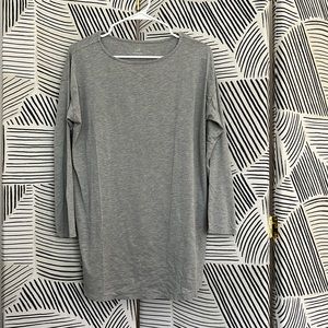 J.Jill Grey Long Sleeve Tunic